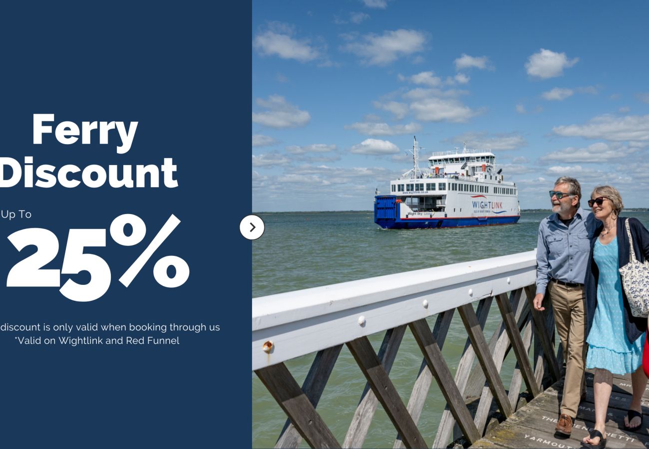 Get up to 25% off your Isle of Wight Ferry Ticket 